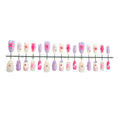 Artistic Floral Press-On Nail Collection Acalora