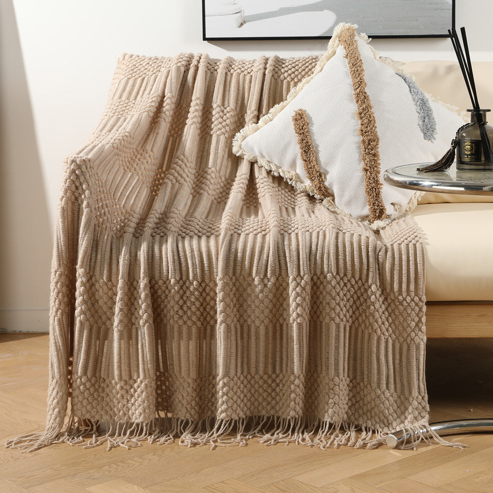 Women's Cozy Textured Throw Blanket