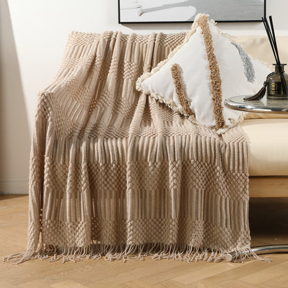 Women's Cozy Textured Throw Blanket