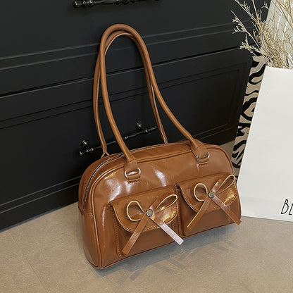 Stylish Multifunctional Handbag with Bow Detail Acalora