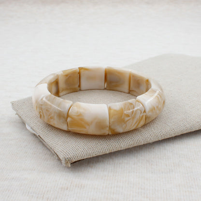 Geometric Resin Bangle Acalora