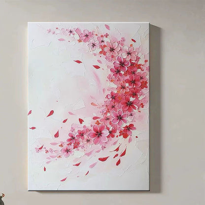 Textured Floral Wall Artwork