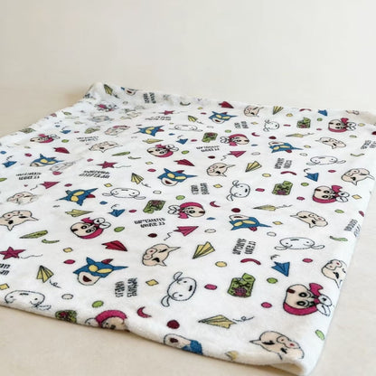 Fun Patterned Plush Throw Blanket
