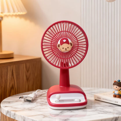Women's desk fan with flexible tilt angle Skanto