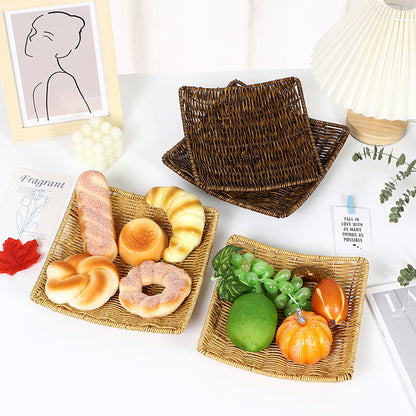 Handcrafted Natural Woven Tray Acalora
