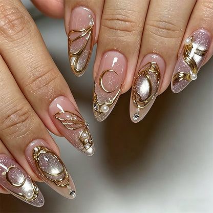 Artificial nails with exclusive flower design Acalora