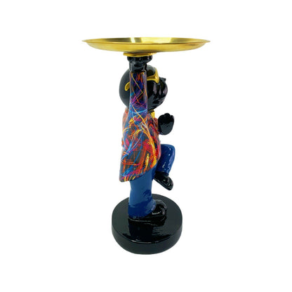 Decorative sculpture with tray Acalora