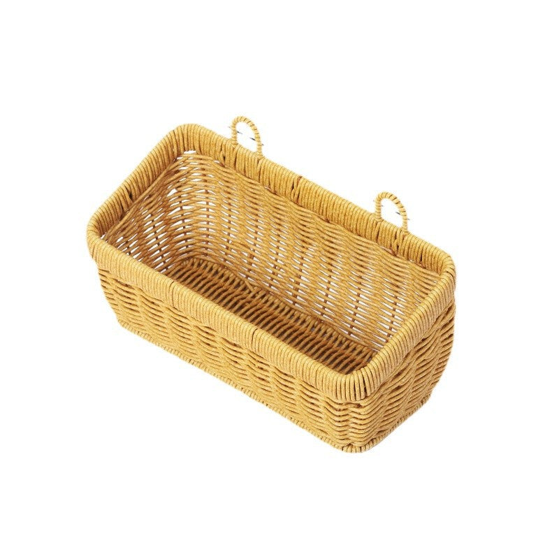 Handwoven Rectangular Storage Basket Acalora