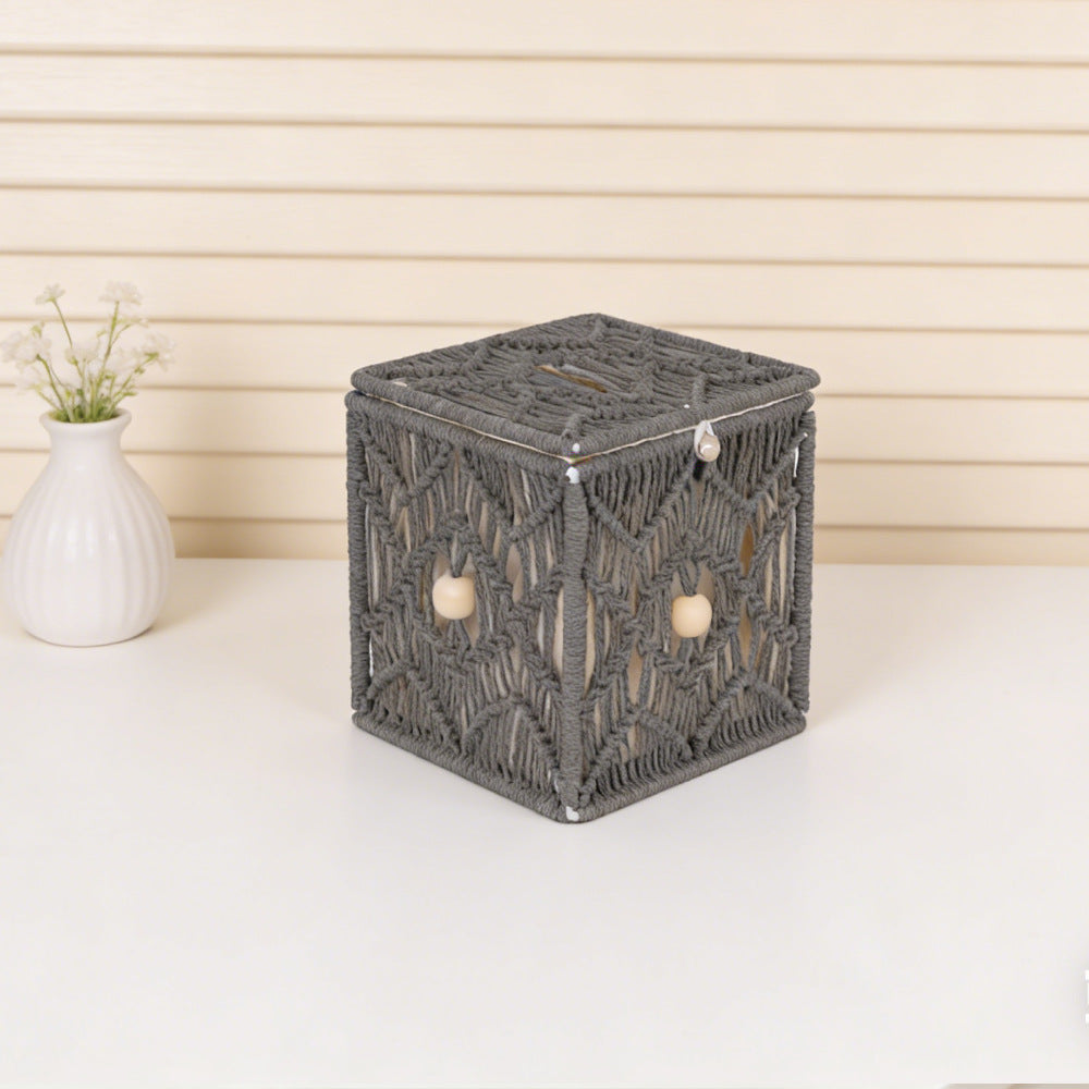 Macrame Storage Box Acalora