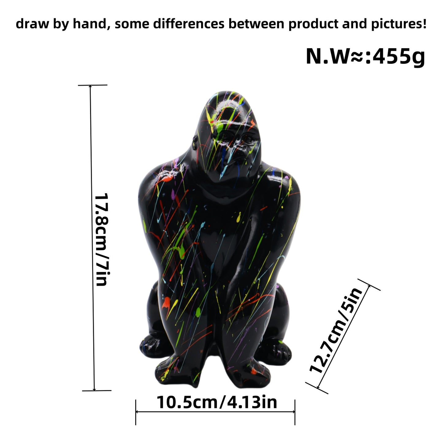 Artful Gorilla Sculpture Acalora
