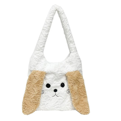 Cute Animal-Themed Plush Tote Bag Acalora