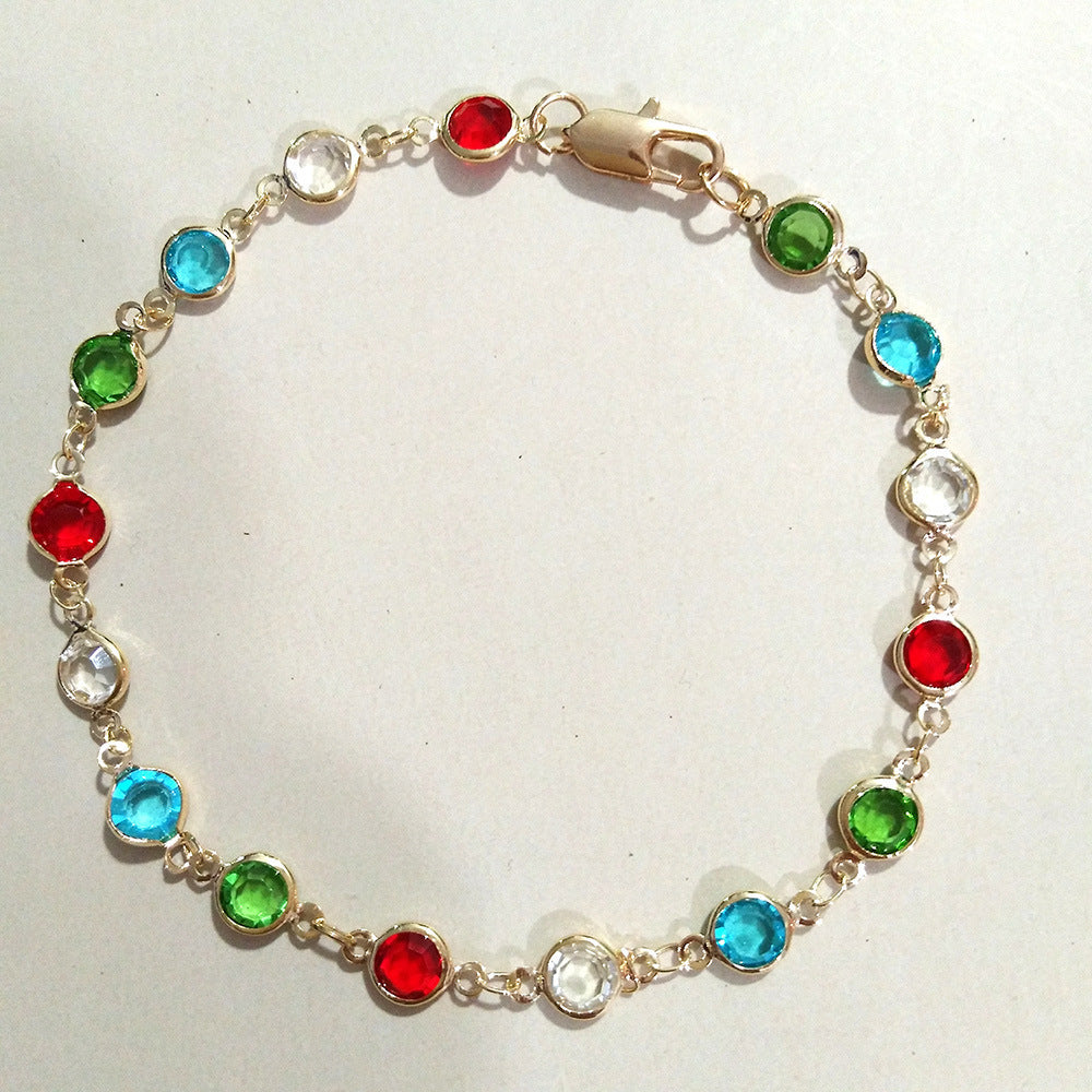 Multi-Color Gemstone Bracelet Acalora