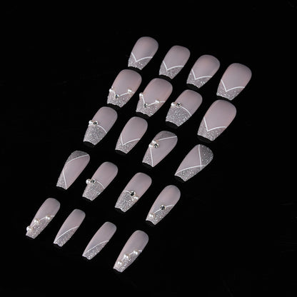 Elegant Matte Finish Press-On Nail Tips Acalora