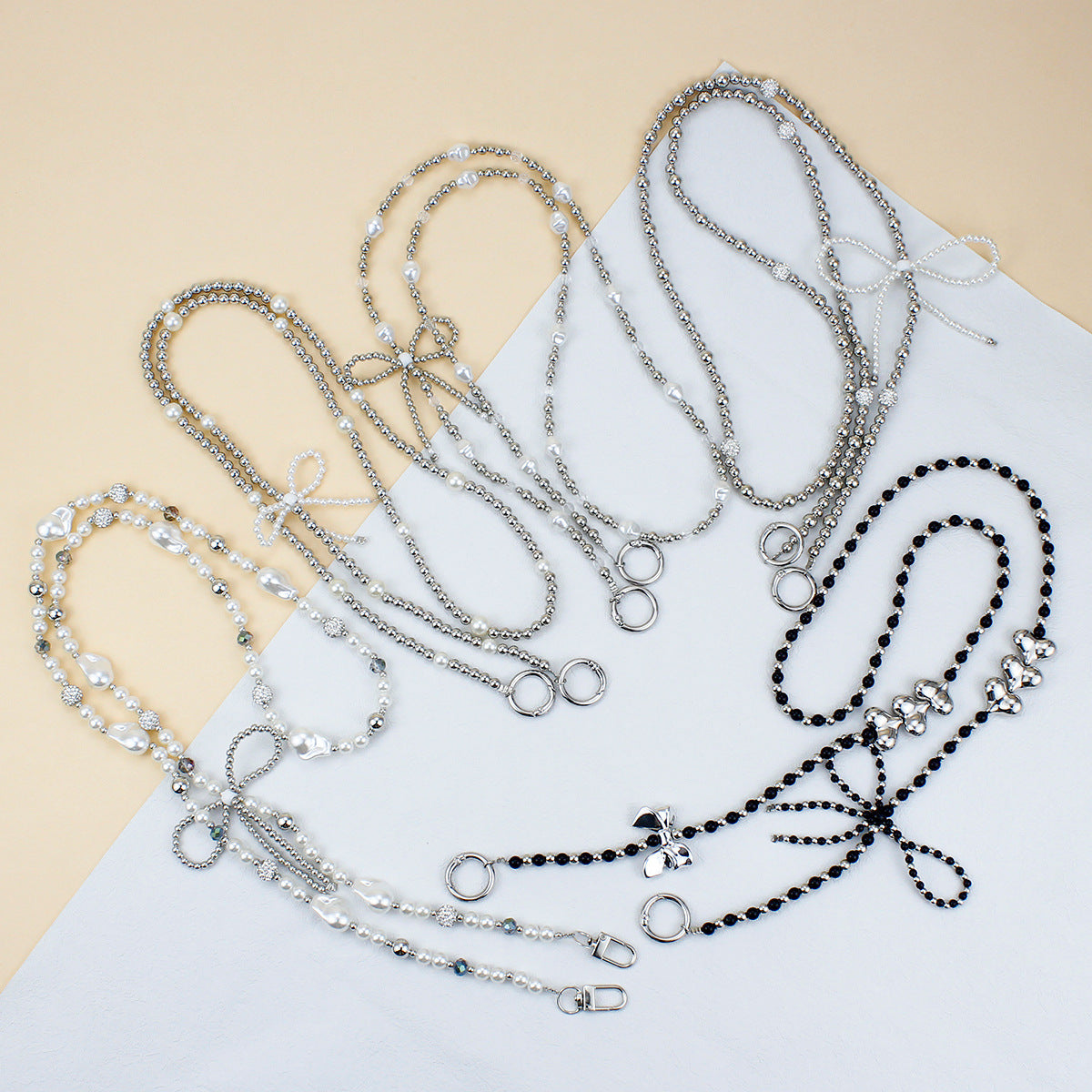 Elegant Pearl and Silver Necklace Acalora