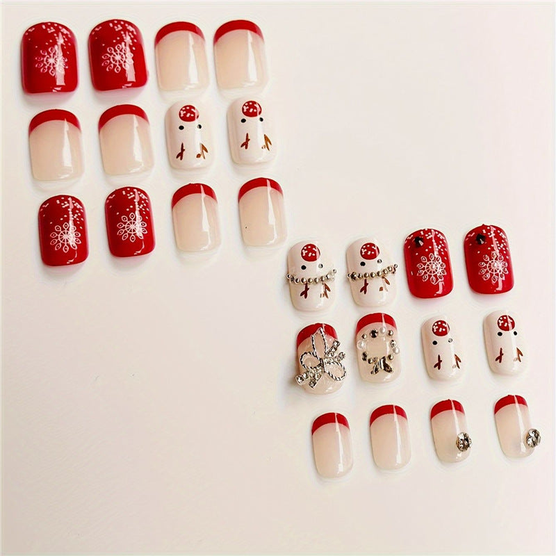 Festive Holiday Themed Nail Art Acalora