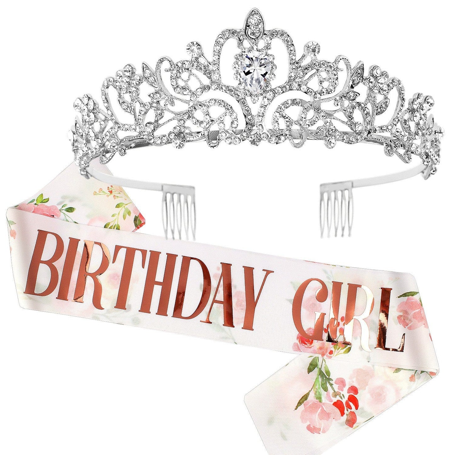Women's Festive Crown with Elegant Sash Kalsten