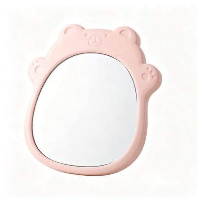 Cute Bear-Shaped Handheld Mirror