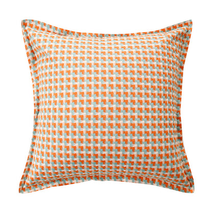 Decorative Geometric Patterned Cushion