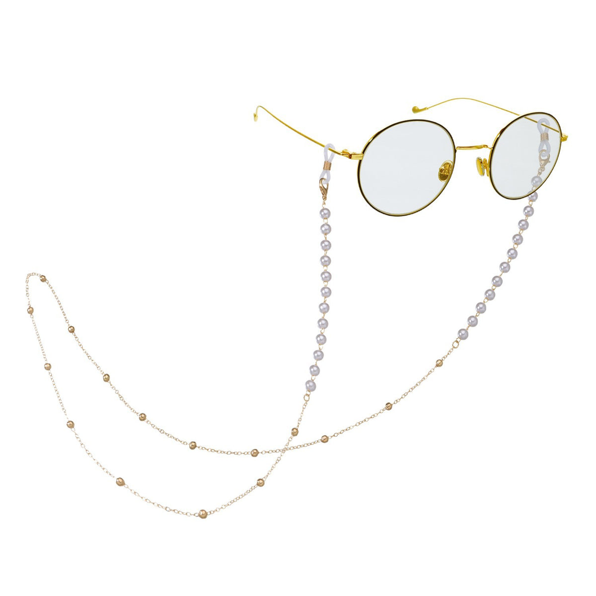 Crystal-Accented Eyewear Chain Acalora