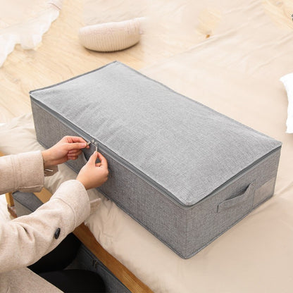 Practical storage box with removable lid and carrying handles Acalora