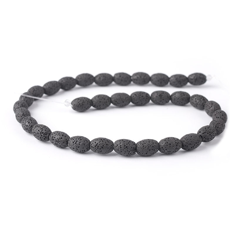 Lava Stone Bead Necklace Acalora