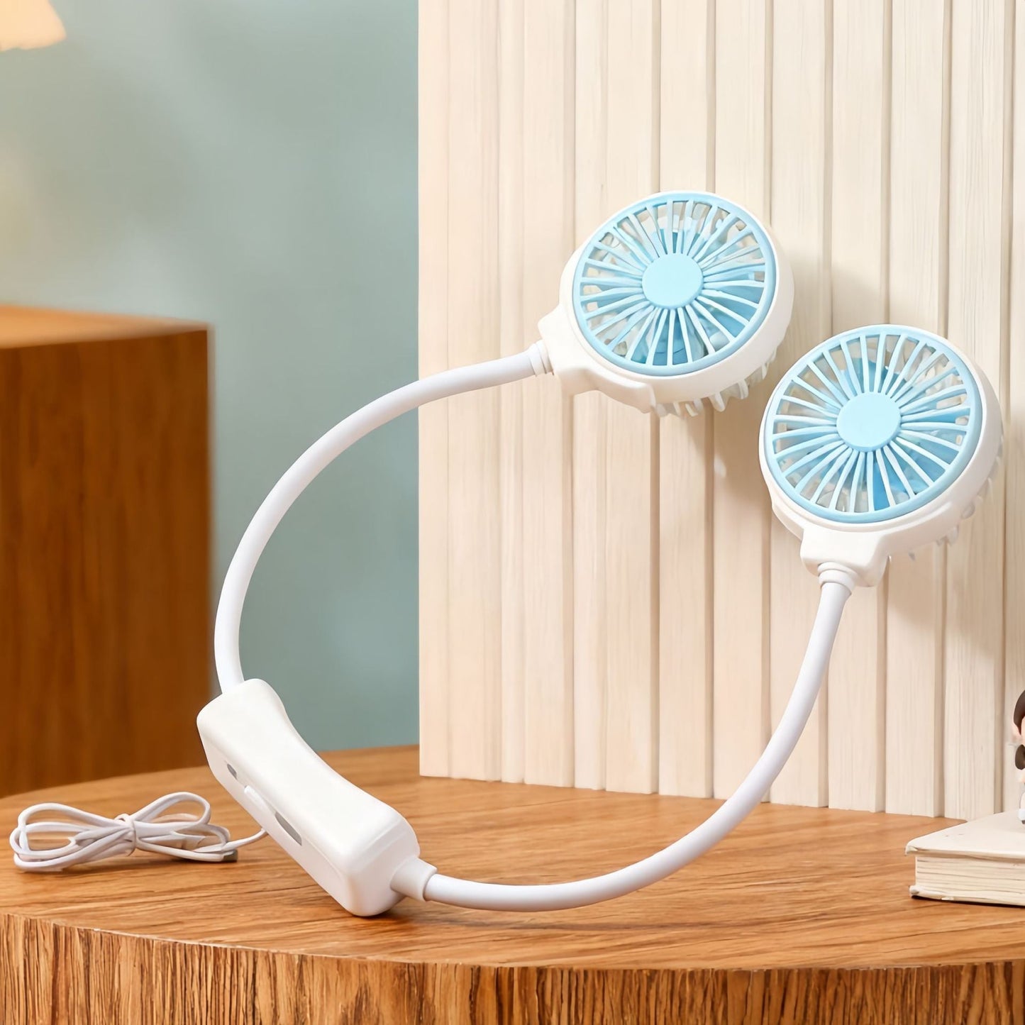 Women's Portable Neck Fan with Flexible Structure Karnz