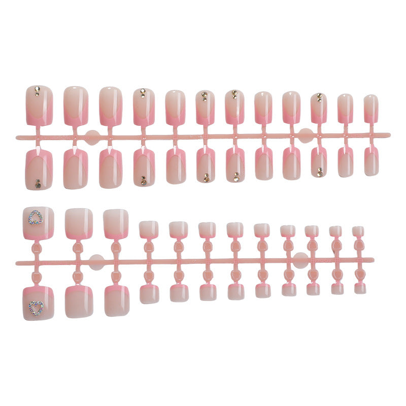 Premium Decorative Press-On Nail Kit with Unique Embellishments Acalora