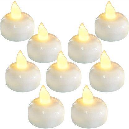 Floating LED Tealight Candle Set for Glass Vase Centerpieces Waterproof Flameless Ambience Acalora