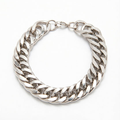 Bold Cuban Link Chain Bracelet Acalora