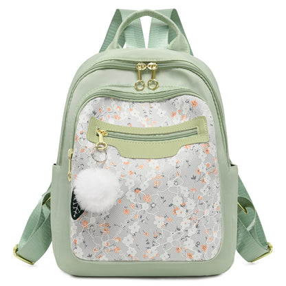 Floral Patterned Casual Backpack Acalora