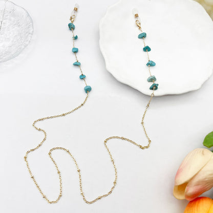 Colorful Gemstone Eyewear Chain Acalora