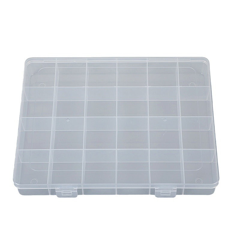 Multi-Divided Clear Craft Storage Organizer Acalora