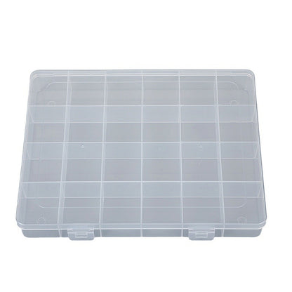 Multi-Divided Clear Craft Storage Organizer Acalora