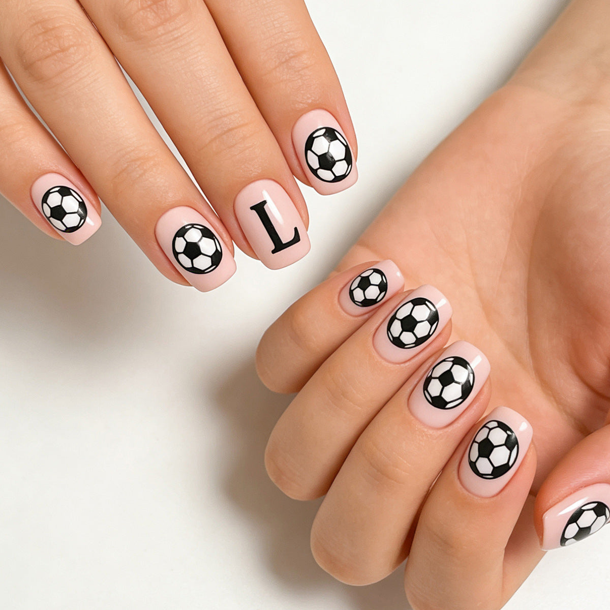 Sporty Themed Nail Art Design Acalora