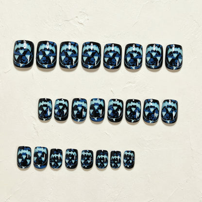 Halloween Glow-in-the-Dark Press-On Nail Art Acalora
