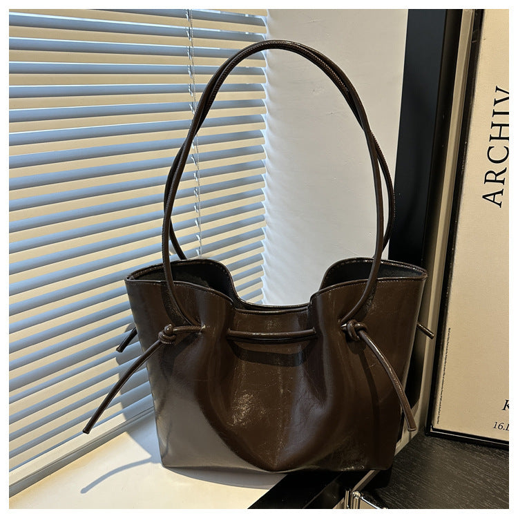Stylish Leather Tote Bag Acalora
