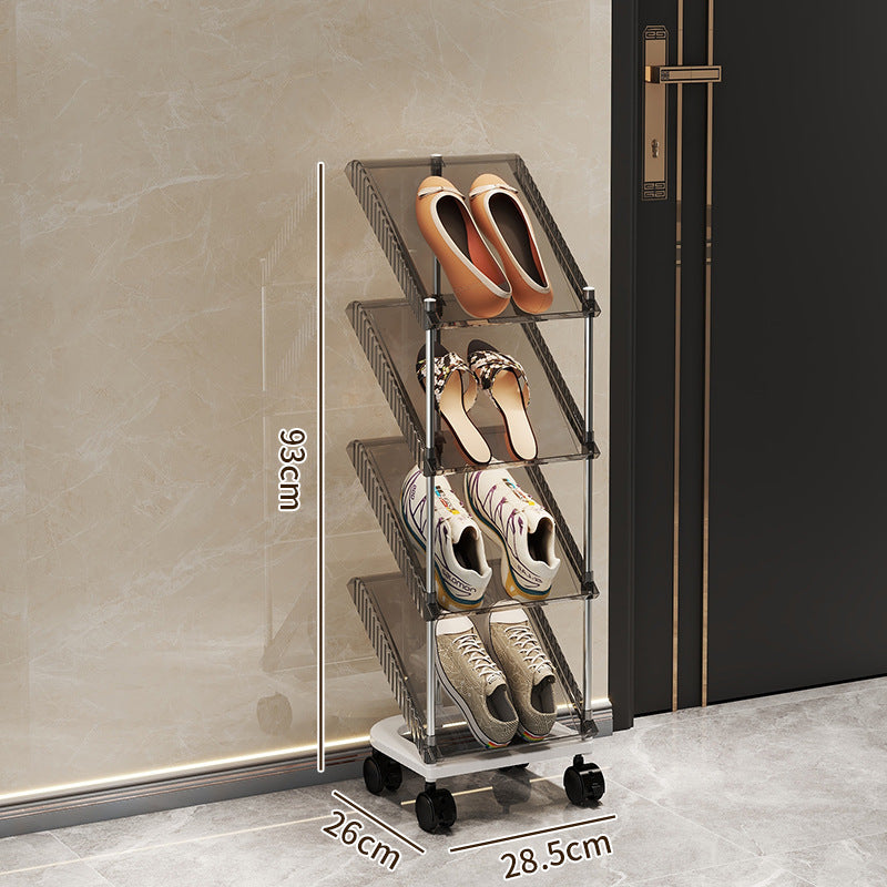 Shoe rack with transparent design Acalora