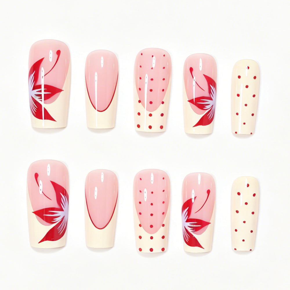 Artistic Press-On Nail Design Acalora