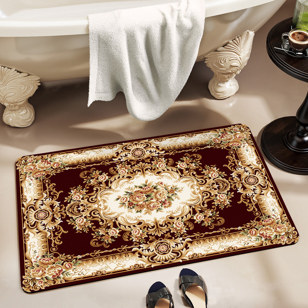 Luxurious Vintage-Inspired Bath Mat Acalora