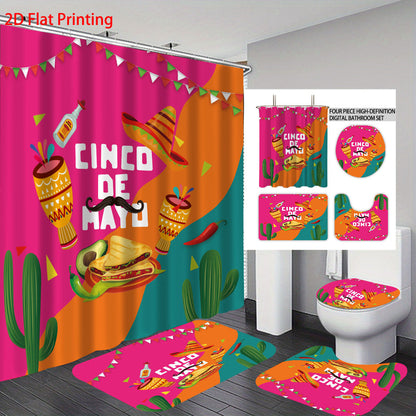 Cinco de Mayo-Themed Complete Bathroom Set