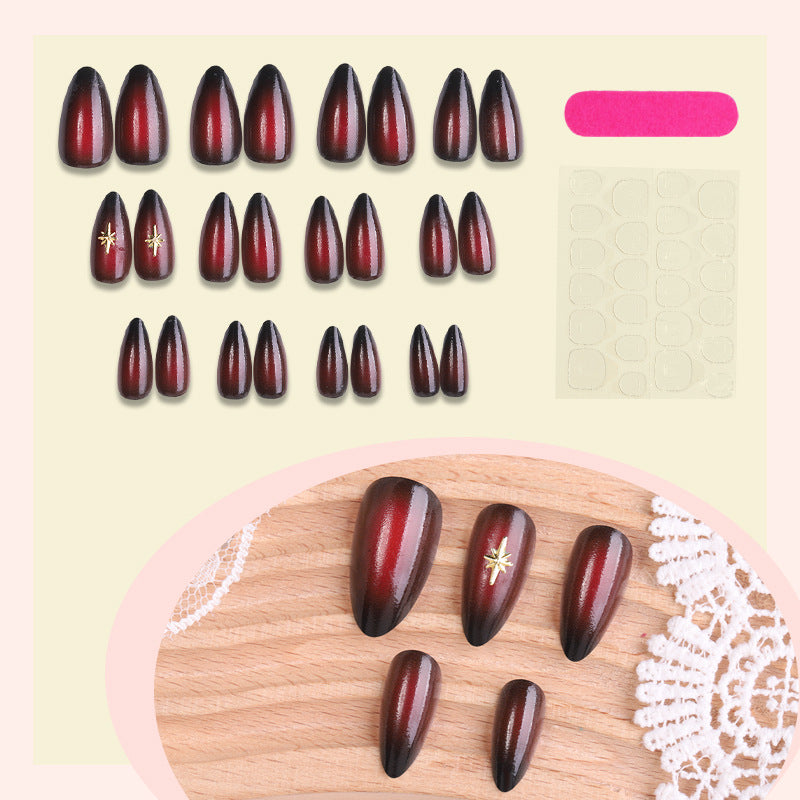 Glossy Gradient Press-On Nail Set Acalora
