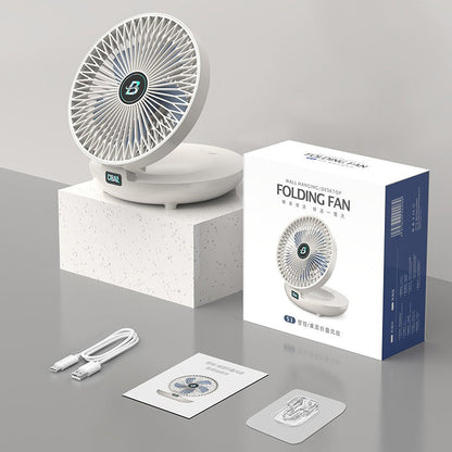 Portable Mini Desktop Fan, USB Rechargeable Adjustable Wall Fan | Karnz