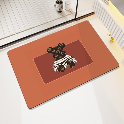 Artistic Cartoon Entrance Mat Acalora