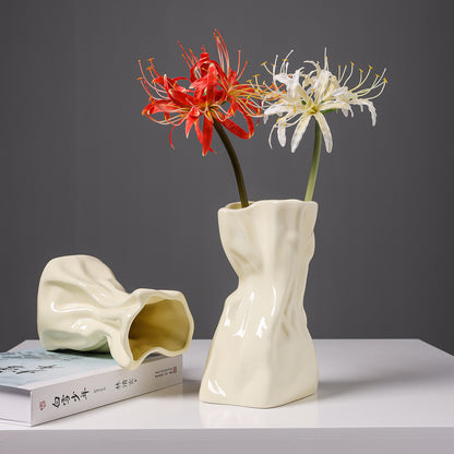 Abstract Ceramic Flower Vase