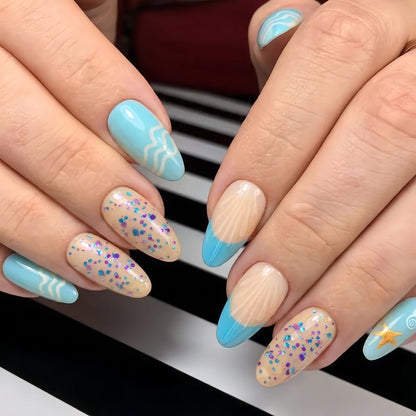 Creative artificial nails in maritime design Acalora
