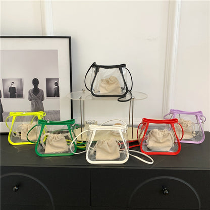 Transparent Mini Bucket Bag Acalora