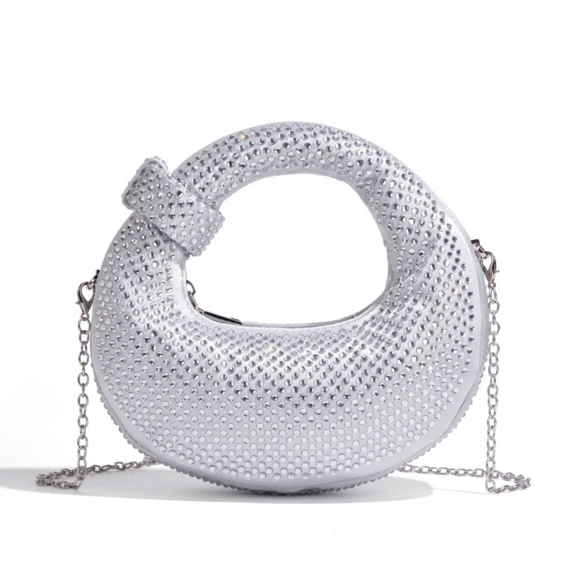 Chic Rhinestone-Embellished Handbag Acalora