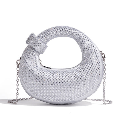 Chic Rhinestone-Embellished Handbag Acalora
