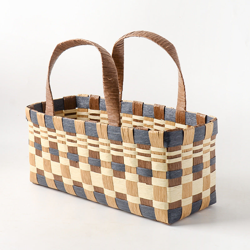 Handwoven shopping basket Acalora