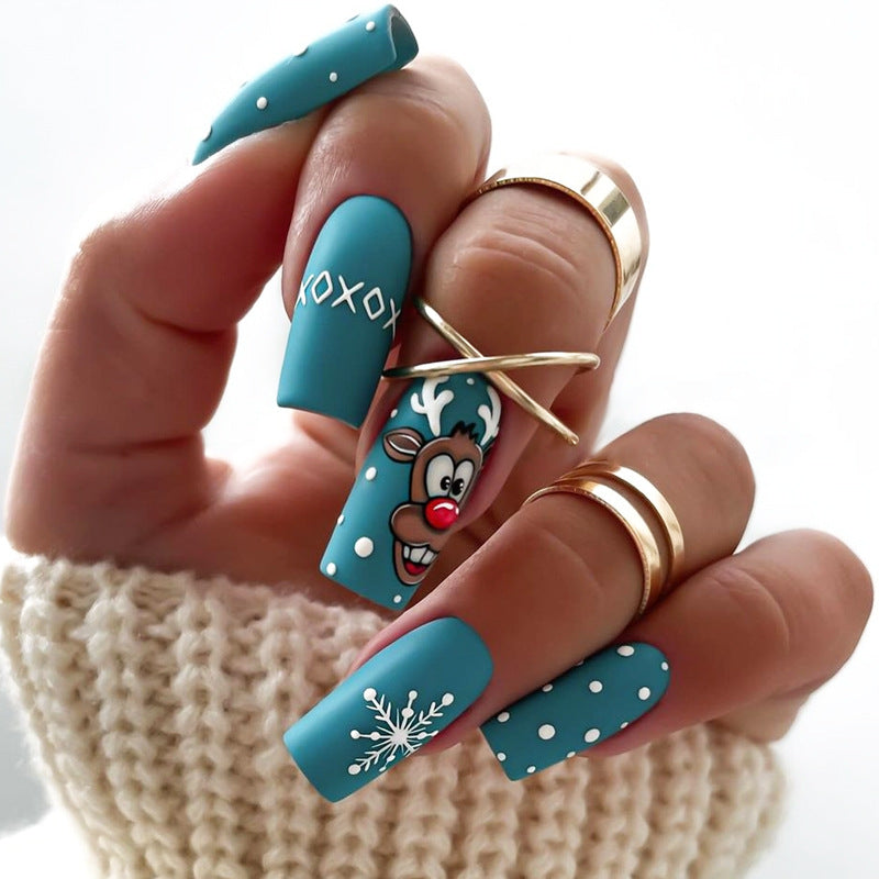Playful Themed Press-On Nail Art Set Acalora
